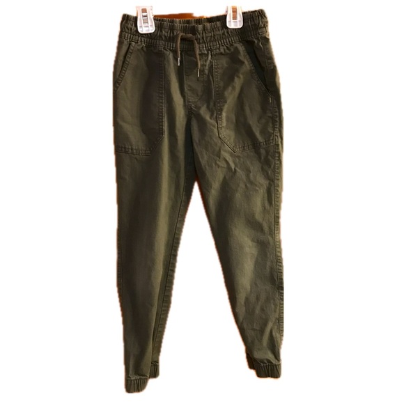 Girls Art Class Khaki Green Pull On Pants - Picture 1 of 4